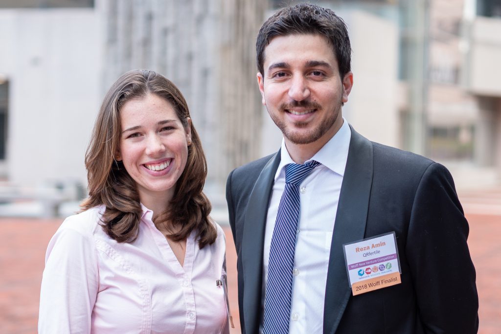 Reza Amin and Stephanie Knowlton