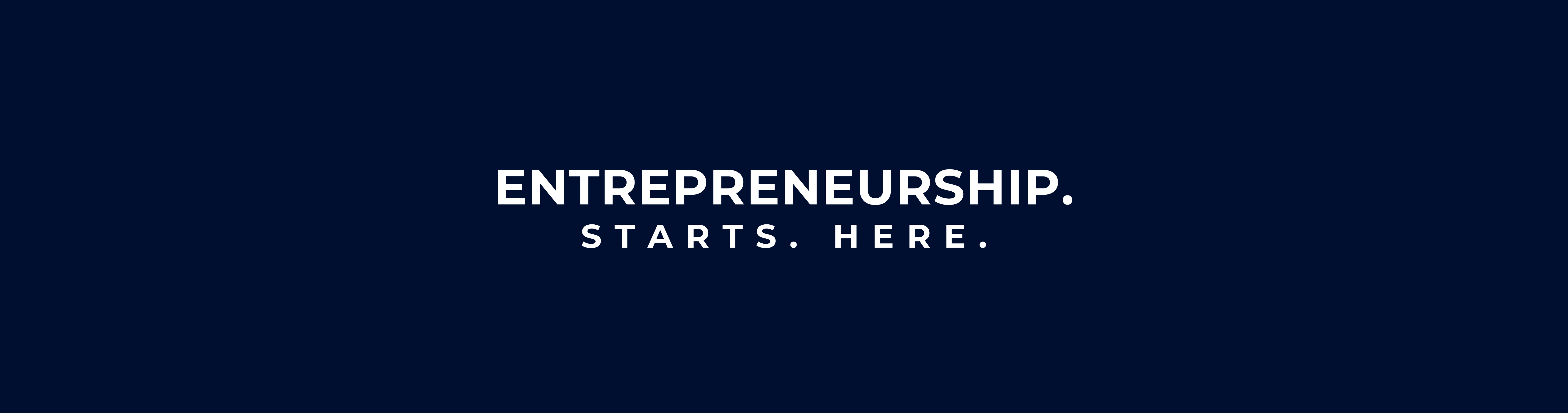 tagline entrepreneurship starts here